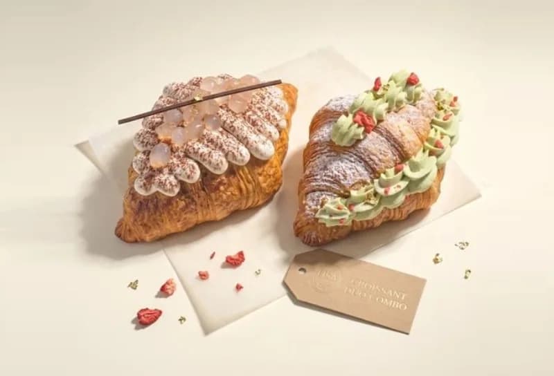 Box 2 Croissant nhân kem